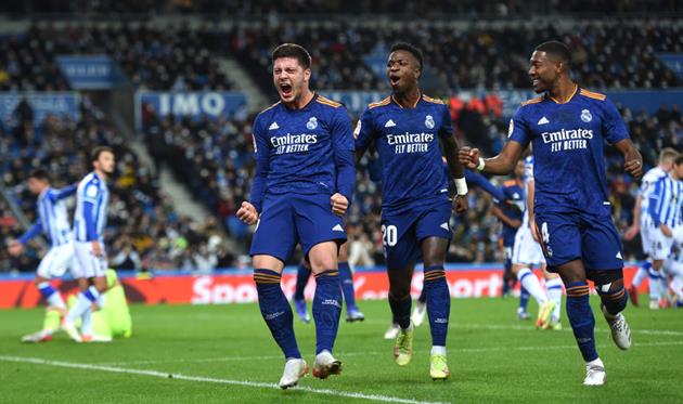 Радость игроков Реала, getty images