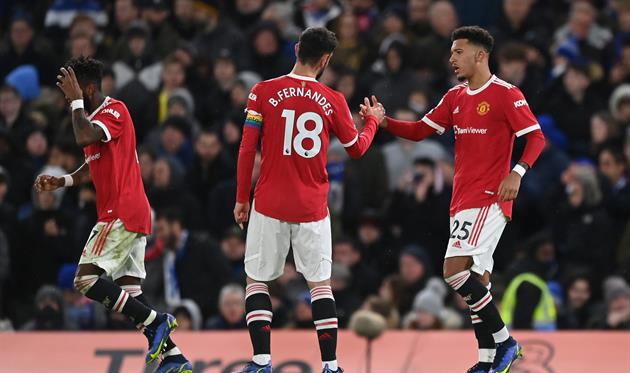 джейдон санчо и бруну фернандеш, getty images