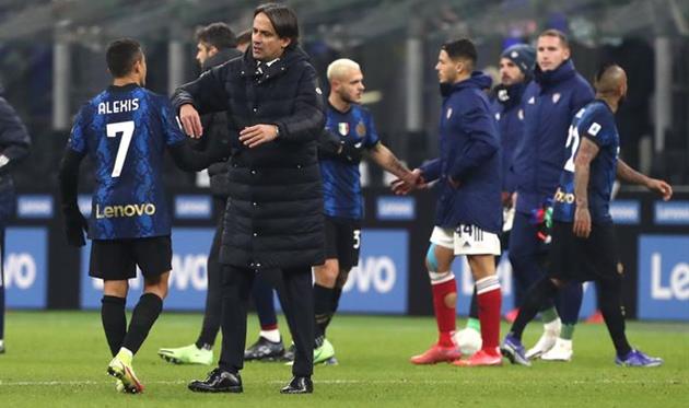 Симоне Индзаги после матча против Кальяри, Getty Images