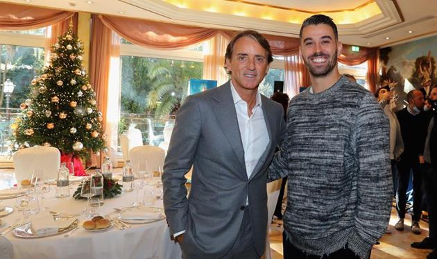 Роберто Манчини и Леонардо Спинаццола (справа), Getty Images