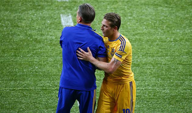 Андрей Воронин и Олег Блохин, Getty Images