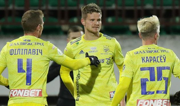 Дмитрий Юсов (по середине), БАТЭ