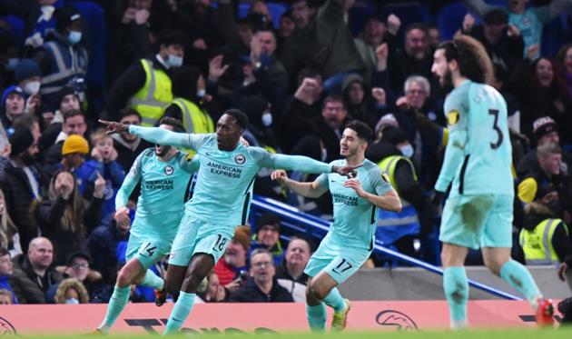 Радость игроков Брайтона, getty images