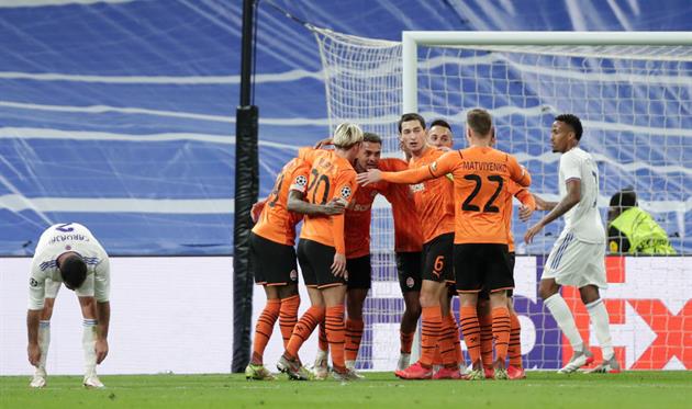 Шахтер в матче с Реалом, Getty Images