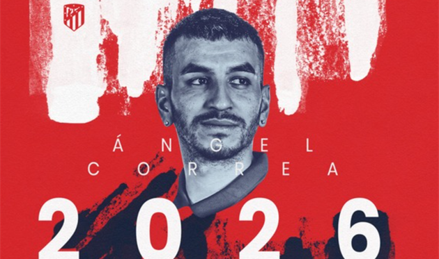 Анхель Корреа, фото ФК Атлетико