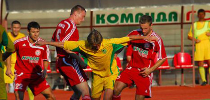 Прикарпатье успешно бодается в матче с лидерами, фото fc-kt.com