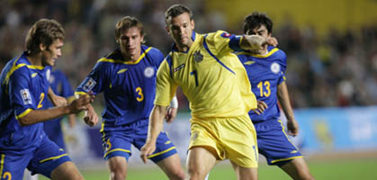 В атаке Андрей Шевченко, kff.kz