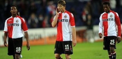 Разочарование игроков Фейеноорда. Фото .fcupdate.nl