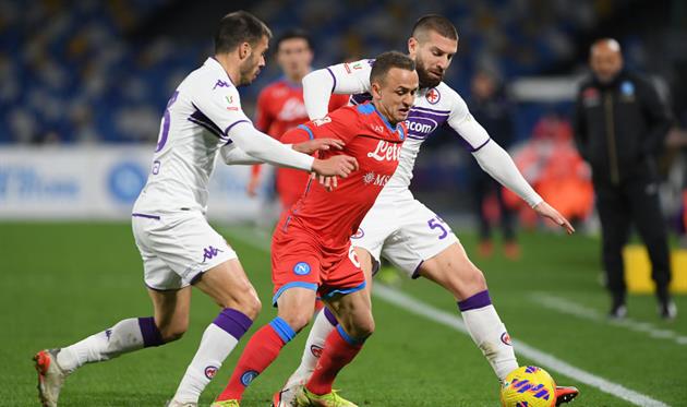 Наполи - Фиорентина, getty images