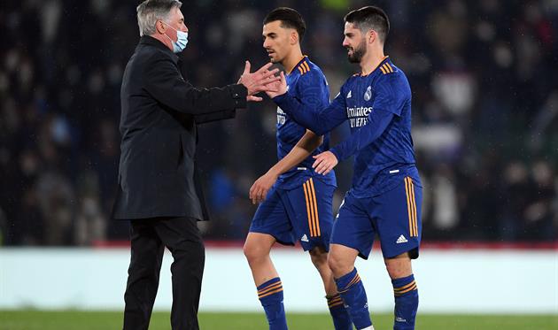 анчелотти и иско, getty images