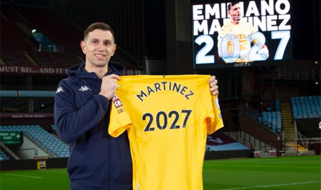 Эмилиано Мартинес, фото ФК Астон Вилла