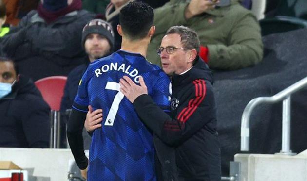 Замена Криштиану Роналду в матче против Брентфорда, Getty Images