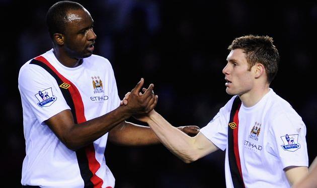 Патрик Виейра и Джеймс Милнер, Getty Images