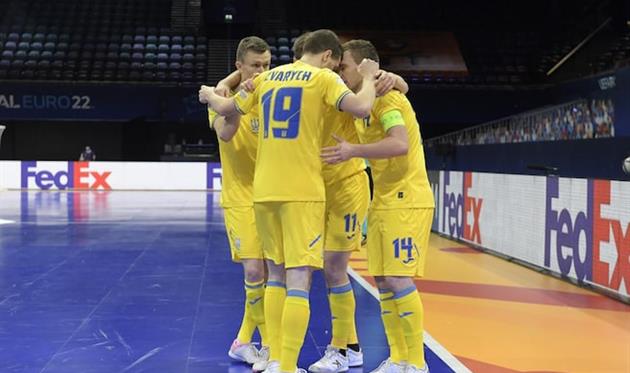 Радость сборной Украины, фото УЕФА