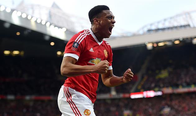 Антони Мартиаль. getty images