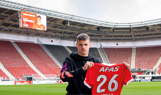 Милош Керкез, twitter.com/AZAlkmaar
