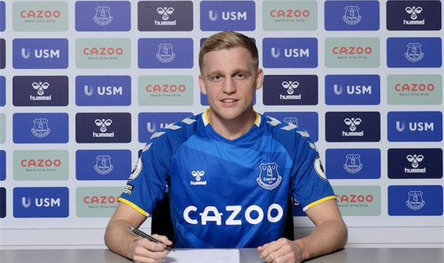 Донни ван де Беек, Эвертон