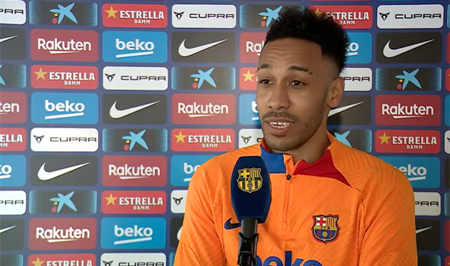 Пьер-Эмерик Обамеянг, скриншот ФК Барселона