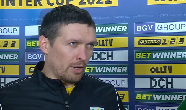 Александр Усик, скриншот Перша Ліга