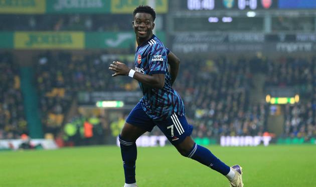 Букайо Сака. Getty Images