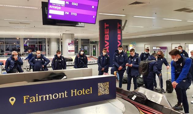 Игроки Динамо в Борисполе, фото Динамо