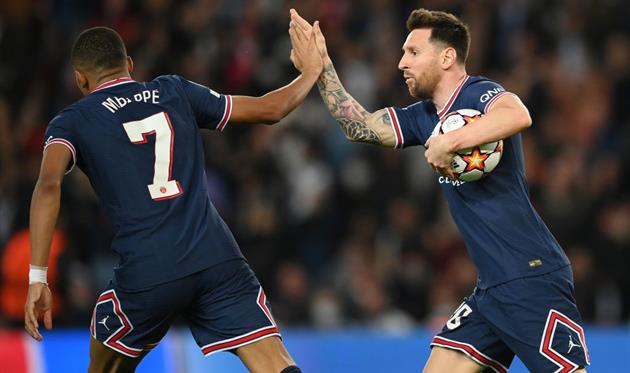 Мбаппе и Месси, getty images