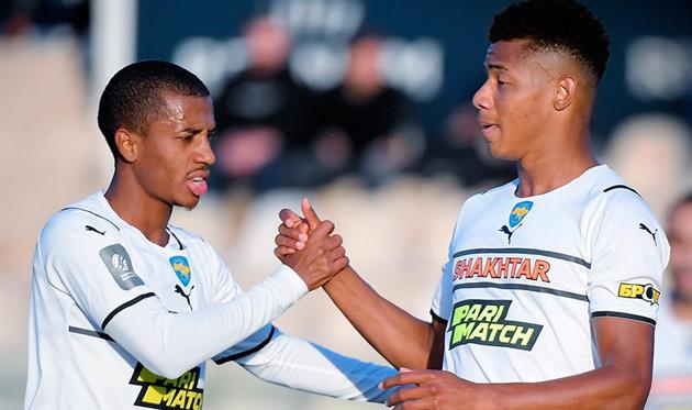 Радость игроков Шахтера, фото Шахтер