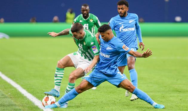 Зенит - Бетис, фото https://twitter.com/RealBetis