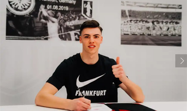 Марсель Вениг, фото ФК Айнтрахт Ф