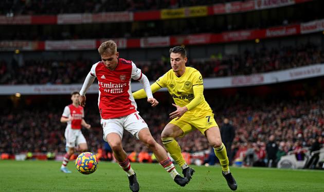 Арсенал — Брентфорд, getty images