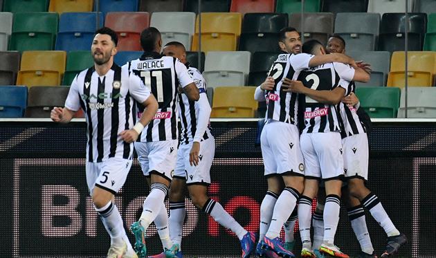 игроки удинезе, getty images