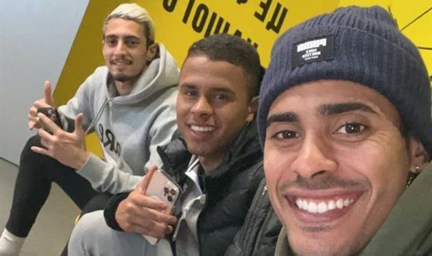 Дерек, Марлісон та Фабіньо, фото ФК Металіст 1925