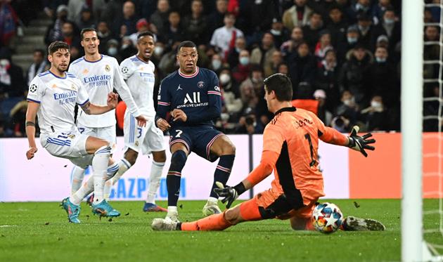 Мбаппе в матчі з Реалом, Getty Images