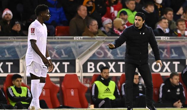 сака та артета, getty images