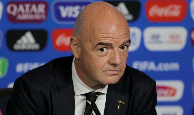 Джанні Інфантіно, президент ФІФА. Фото: Getty Images