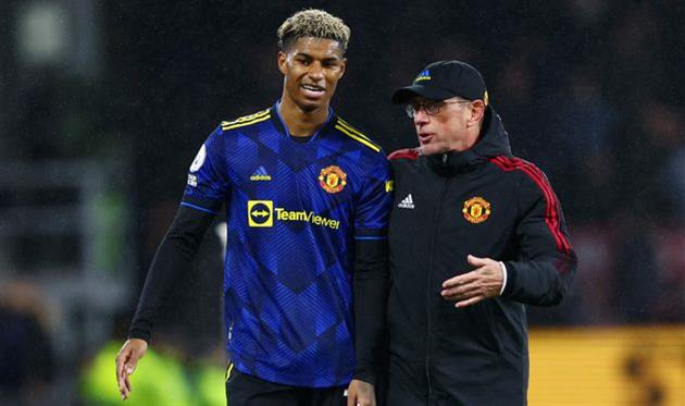 Ральф Рангнік (праворуч) та Маркус Рашфорд, Getty Images