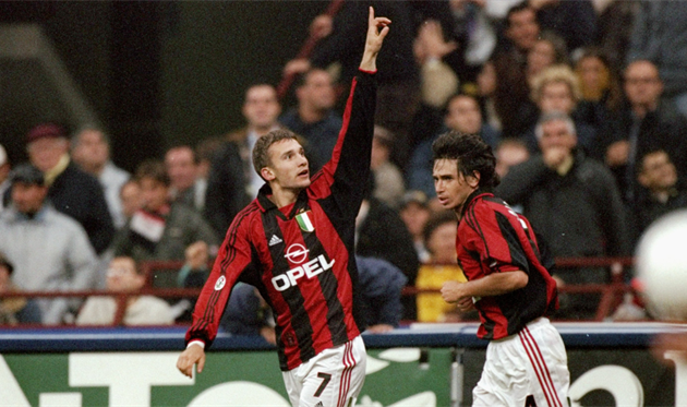 Деметріо Альбертіні і Андрій Шевченко, Getty Images