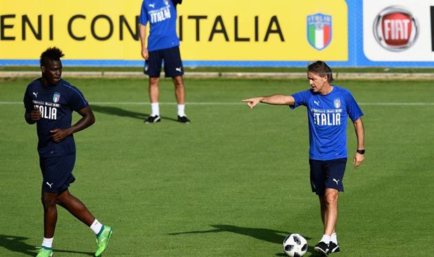 Маріо Балотеллі та Роберто Манчіні, Getty Images