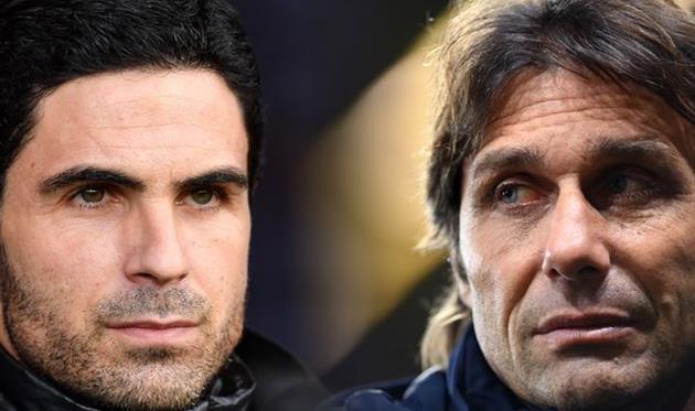 Мікель Артета  та Антоніо Конте (праворуч), Getty Images