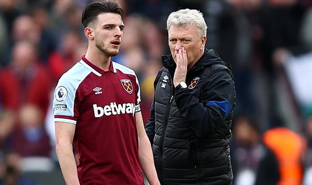 Деклан Райс та Девід Моєс, Getty Images