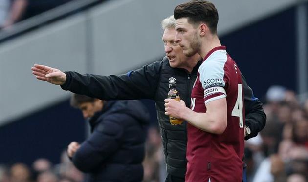 Деклан Райс (на передньому плані) та Девід Моєс, Getty Images