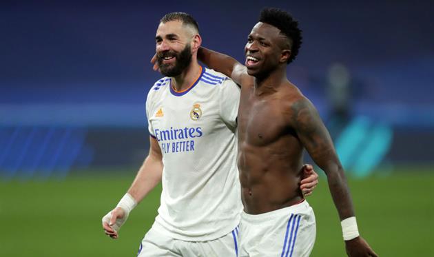 Бензема та Вінісіус, Getty Images