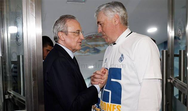 Флорентіно Перес (ліворуч) та Карло Анчелотті, realmadrid.com