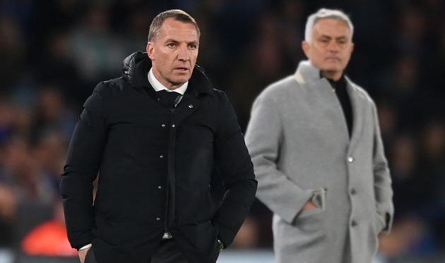 Брендан Роджерс (ліворуч) та Жозе Моуріньо, Getty Images