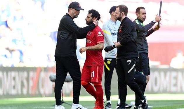 Мохамед Салах в обіймах Юргена Клоппа, Getty Images