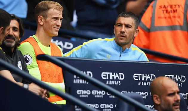 Джо Гарт (ліворуч) та Хосеп Гвардіола, Getty Images