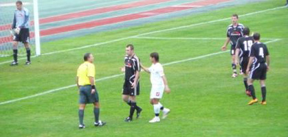 Коммунальник - ПФК Севастополь, фото Олега Печеневского