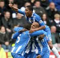 Вторая победа Уигана в этом сезоне.