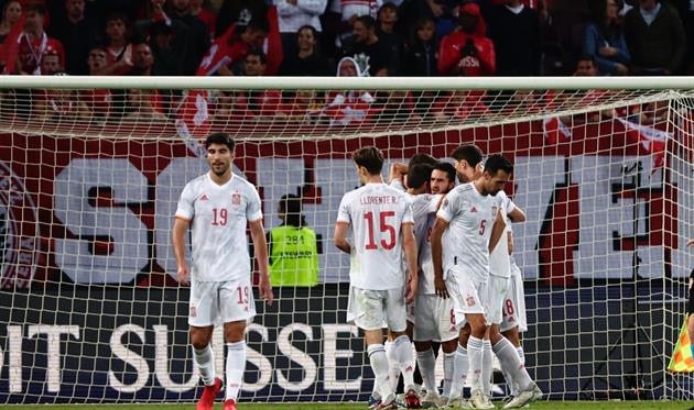 Швейцарія – Іспанія, фото: twitter.com/SeFutbol