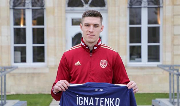Данило Ігнатенко, girondins.com